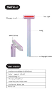 Facial Skincare Tool Red Light Therapy